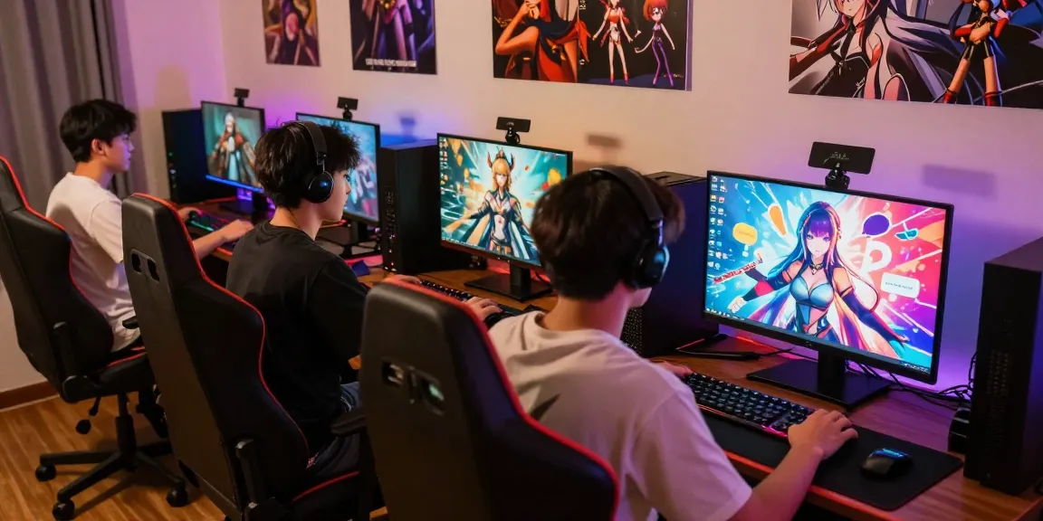 Engaged players enjoying hentai games in a vibrant online gaming environment with immersive graphics.