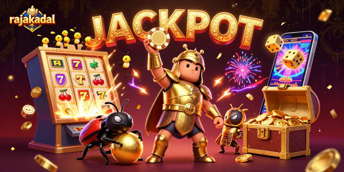 rajakadal menampilkan keseruan permainan slot dengan jackpot menarik dan karakter unik dalam ilustrasi 3D