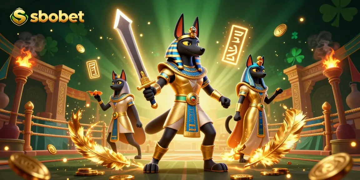 Experience sbobet sports betting thrills with Anubis and Bastet investing in action-packed gambling dynamics.