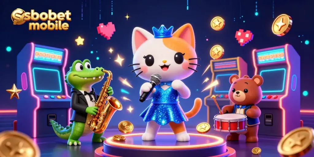 Bet with sbobet mobile and enjoy a vibrant casino atmosphere with cartoon characters!