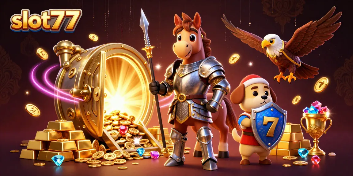 Spin the reels with slot777 for exciting jackpot adventures in a dazzling treasure scene.