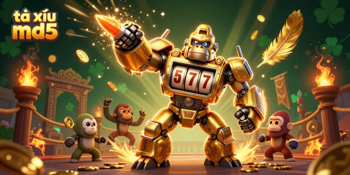 Experience thrilling gameplay at tài xỉu md5 with vibrant 3D scenes of casino excitement and dynamic elements.