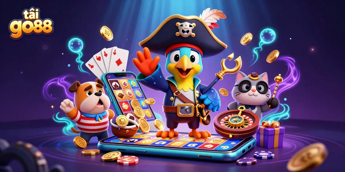 Play exciting games and tải go88 to enjoy thrilling casino experiences with entertaining characters.