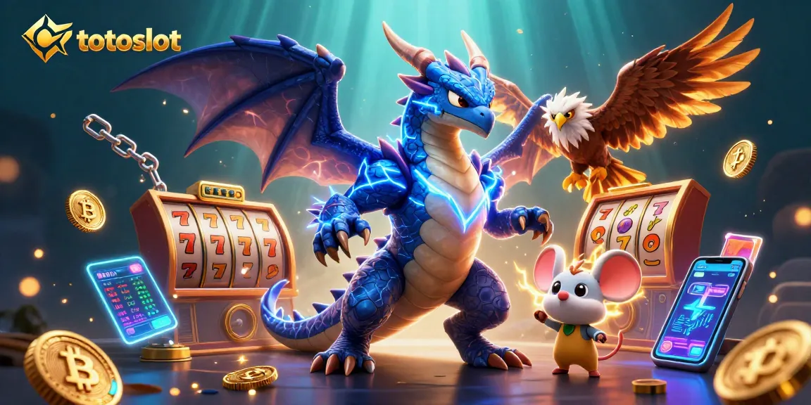 Totoslot players engage with lively slot games and rich rewards in a vibrant casino world.