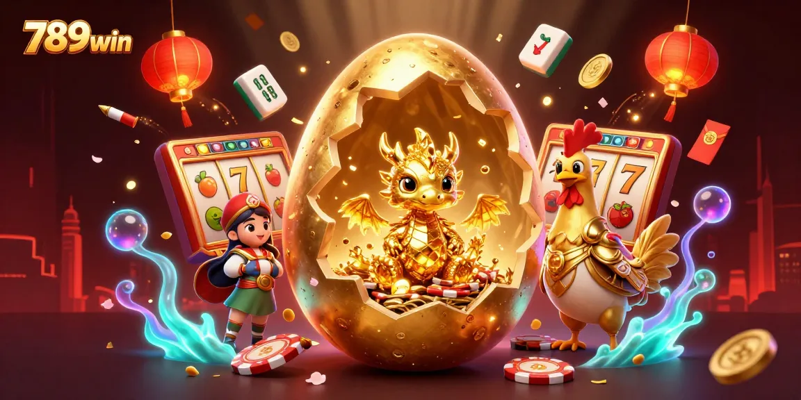 Engage with 789win's vibrant casino gaming world, featuring golden dragon and rich slot game elements.