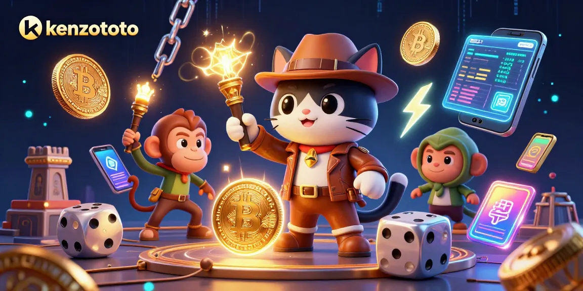 Kenzototo sparks excitement as an explorer cat unravels a golden casino treasure.