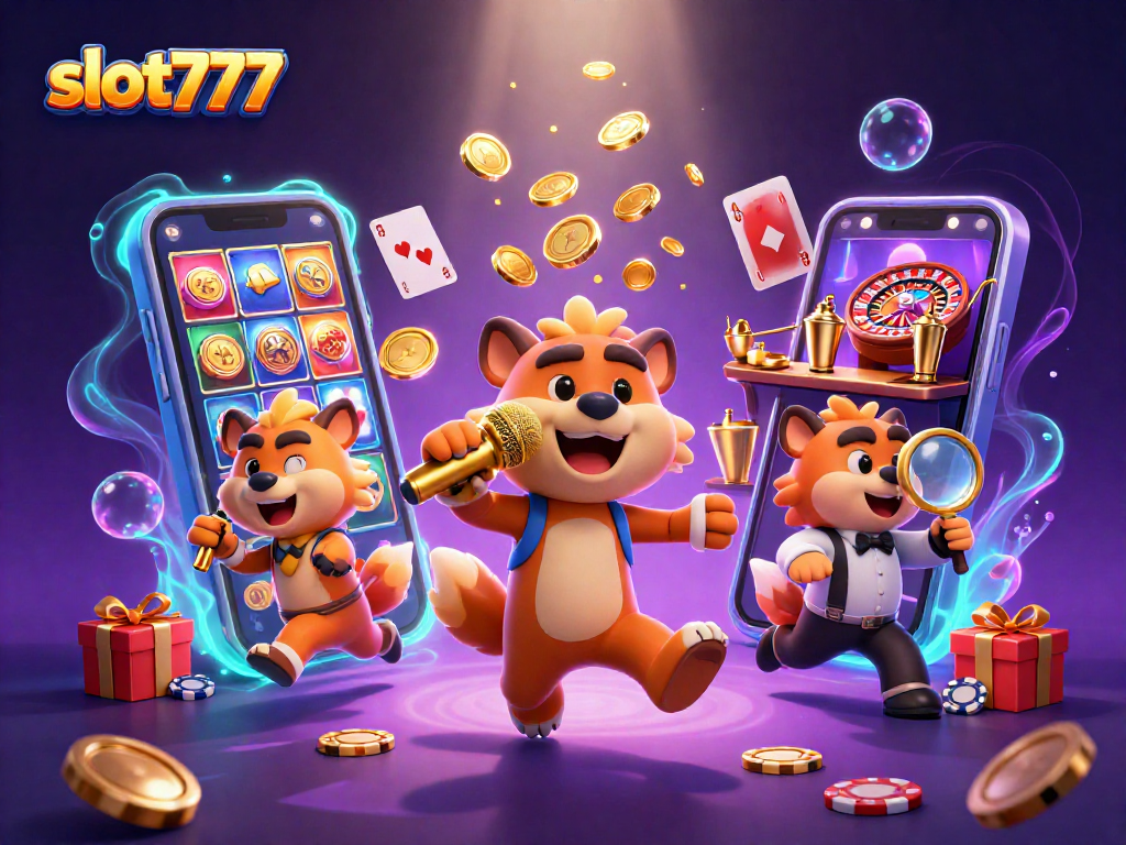 Memainkan slot777 dengan hyena lucu di klub kasino, mengeksplorasi keseruan permainan.