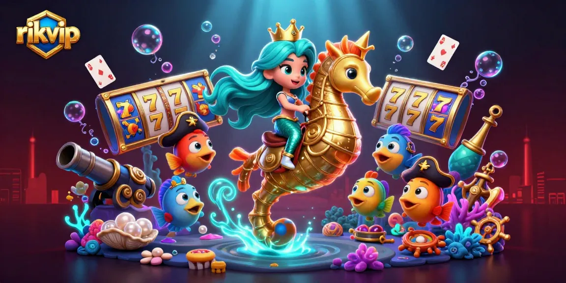 Experience thrilling slots at rikvip with vibrant underwater treasures and enchanting characters.