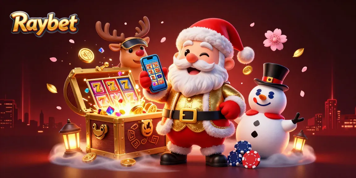 Experience thrilling jackpots at Raybet with festive casino characters and energizing game elements.