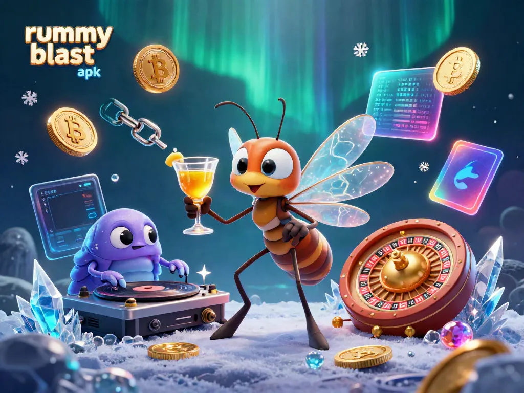 Engage with the innovative rummy blast apk featuring a vibrant casino mascot and dynamic gaming elements.