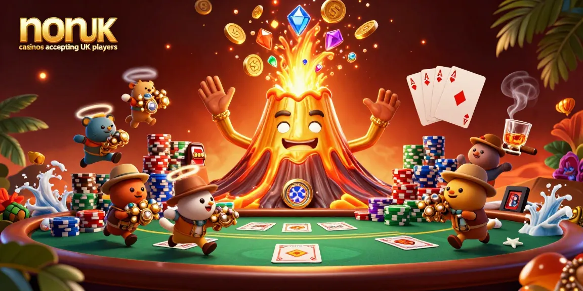 Play at non UK casinos accepting UK players and enjoy huge bonuses and thrilling games.