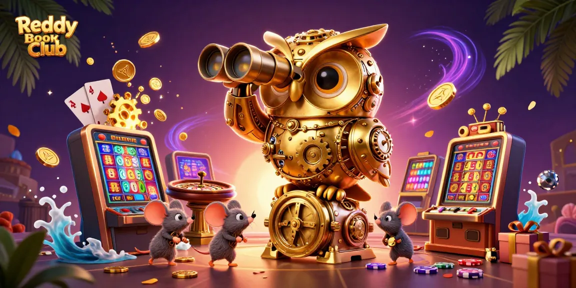 Experience vibrant gaming adventures with Reddy Book Club's dynamic casino illustration.
