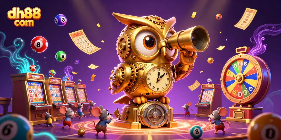 Engage with thrilling gameplay at dh88 com featuring a vibrant casino scene with fun 3D characters.