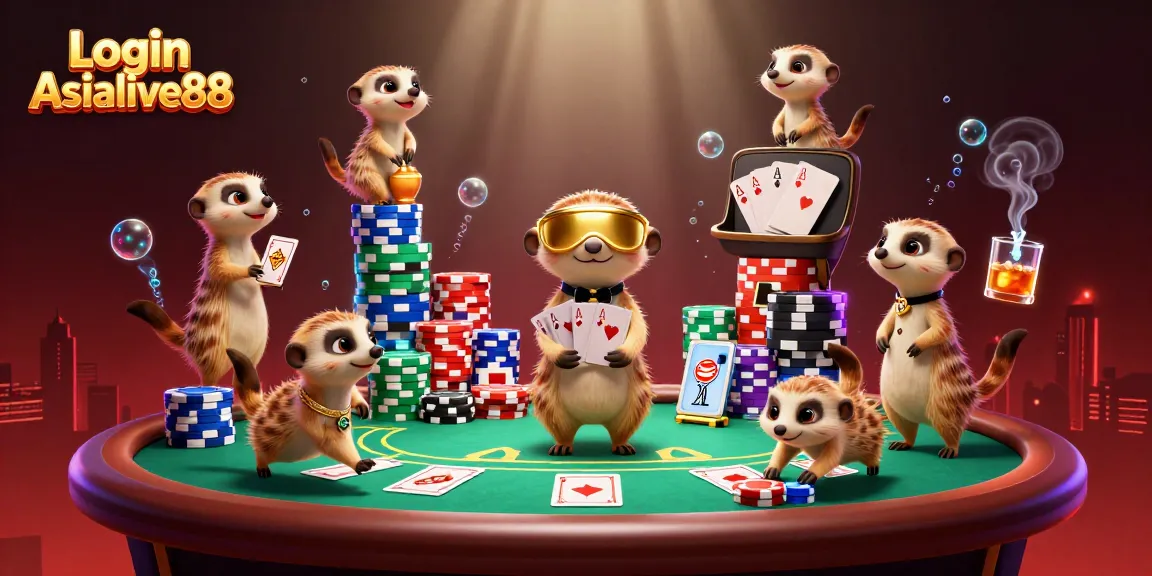 Engage with thrilling action at Login Asialive88, where meerkats run a vibrant casino.