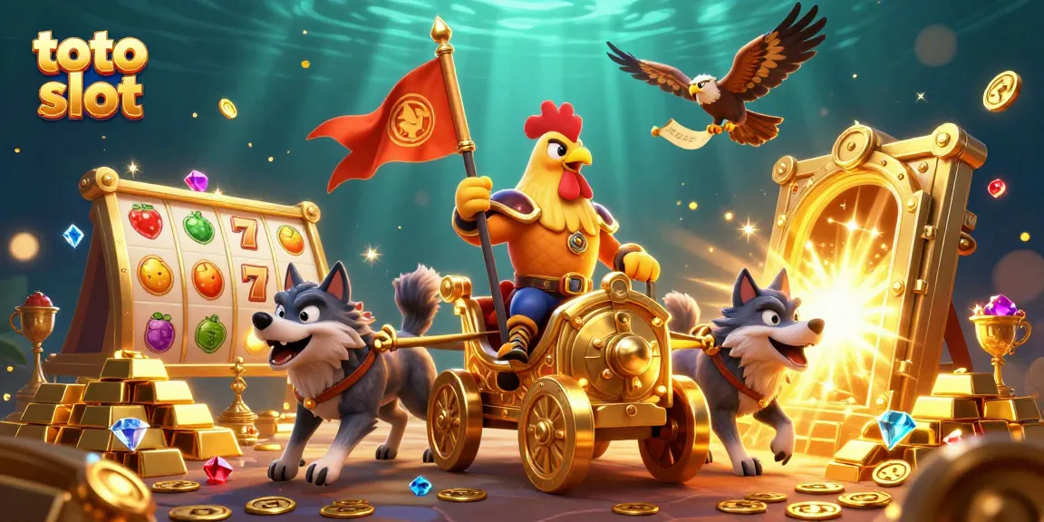 Experience thrilling wins with toto slot as vibrant slot reels burst with treasures!