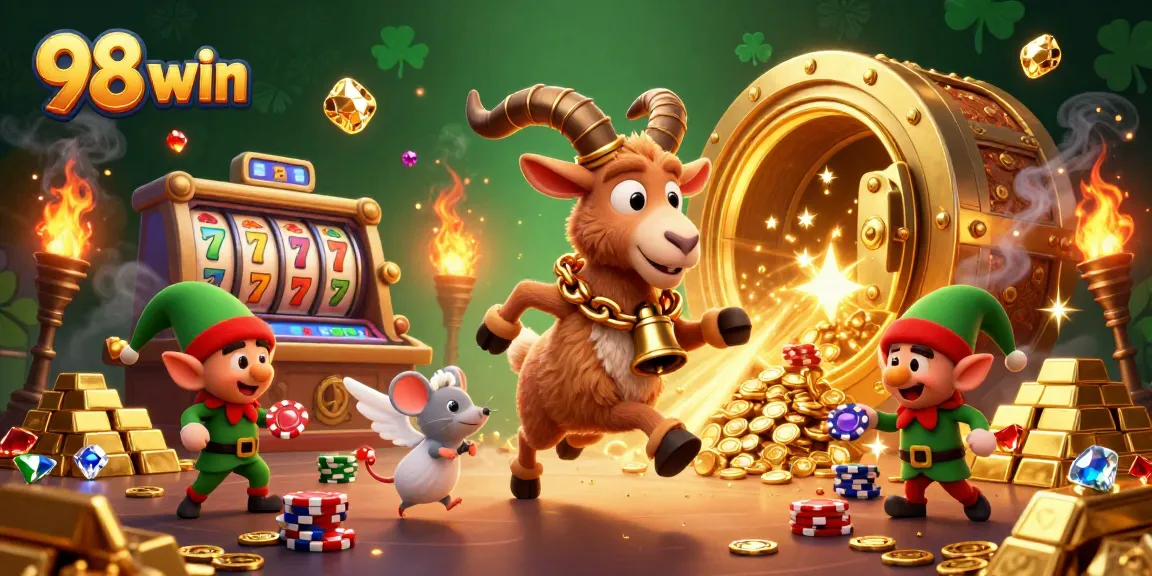 Engage in thrilling play at the 98 win holiday-horror casino featuring Krampus and elf gremlins.