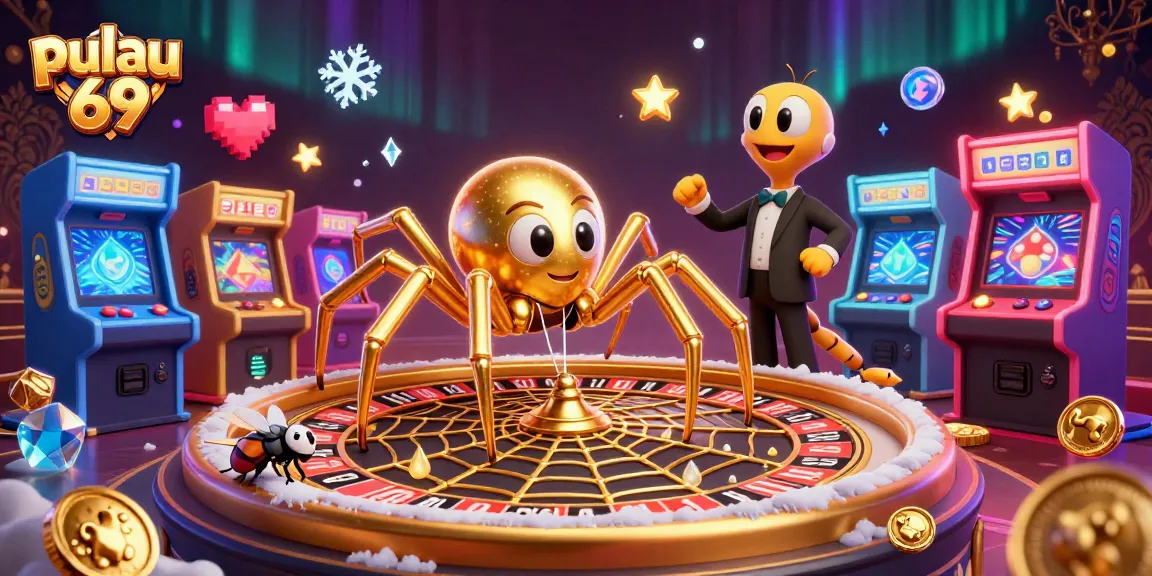 Experience the thrilling world of pulau 69 with vibrant 3D casino characters and rich gaming elements.