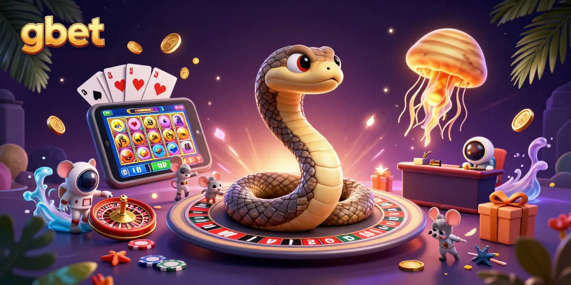 gbet players enjoying cosmic betting with a giant roulette wheel and slot machine elements in a vibrant scene