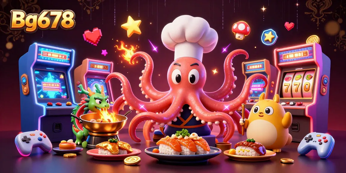 Engage with Bg678 by exploring the vibrant gaming scene filled with colorful characters and casino elements.