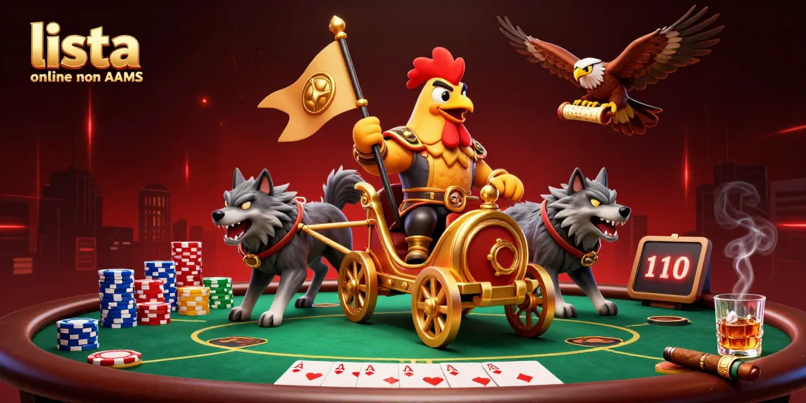 Vivi l'azione nei casino online non AAMS con una scena di poker dinamica e personaggi accattivanti.