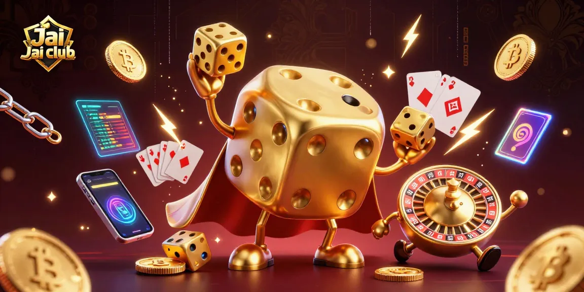 Jai club offers thrilling gameplay with rich rewards and dynamic visual games in this lively illustration.