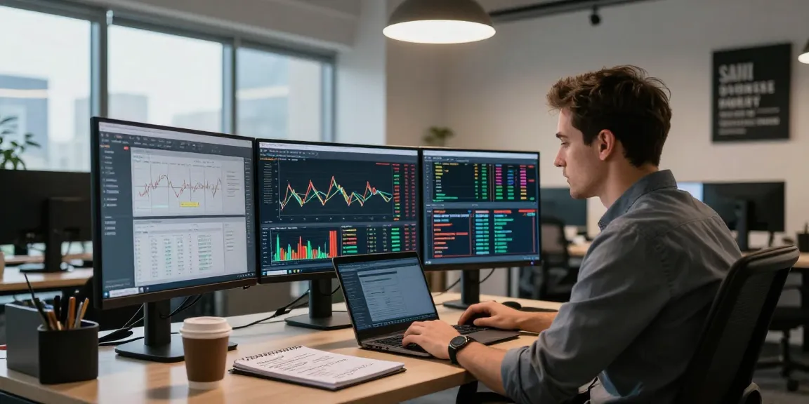 Торговля на bitmex биржа в современном офисе с графиками и отчетами
