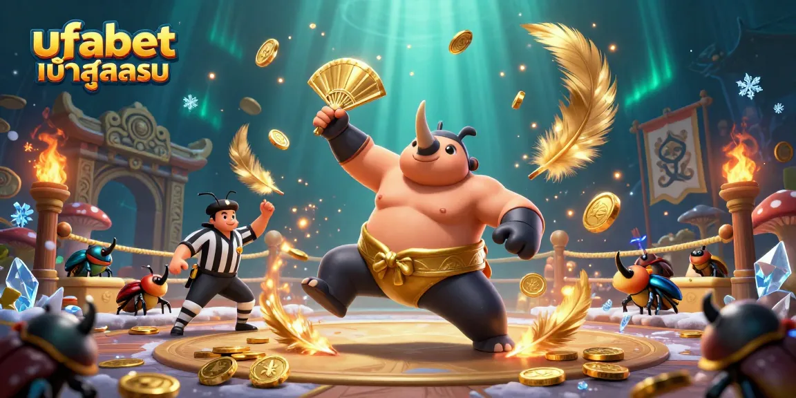 Experience ufabet เข้าสู่ระบบ with a thrilling stomp of a sumo champion, sending coins flying!