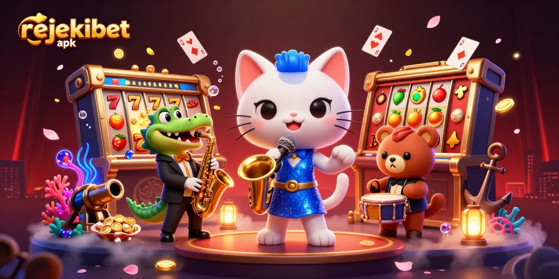 Experience the excitement of rejekibet apk with vibrant casino characters and dynamic game elements.