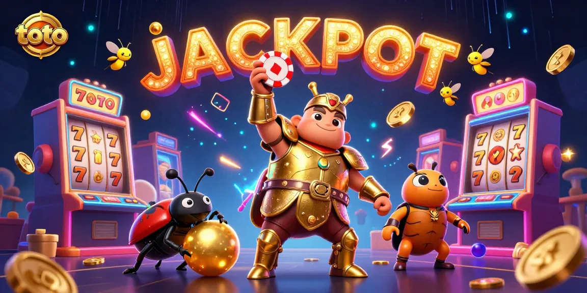 Experience thrilling wins with toto's vibrant casino slot showcase featuring colorful characters and dynamic gameplay.