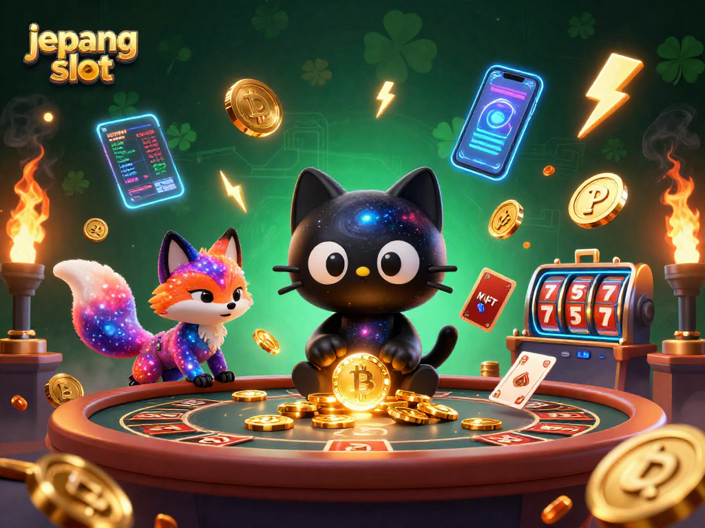 Experience the thrill of jepang slot with captivating characters and vibrant casino elements.