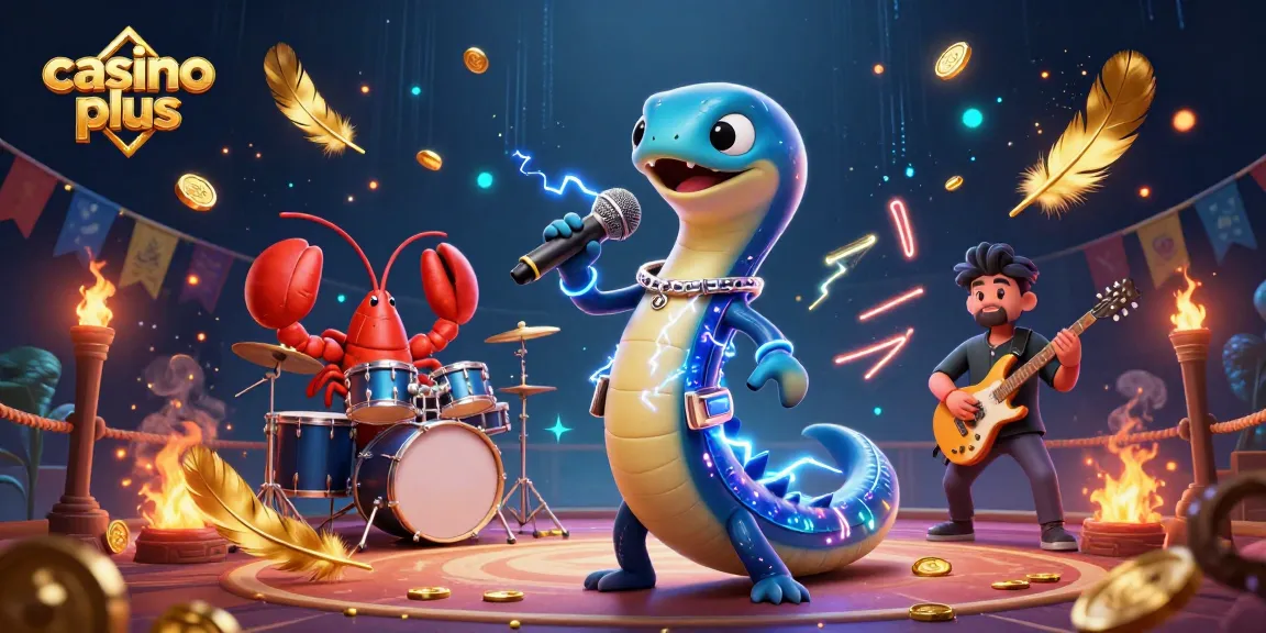 Engage with casino plus in this vibrant underwater casino scene featuring unique characters and interactive elements.